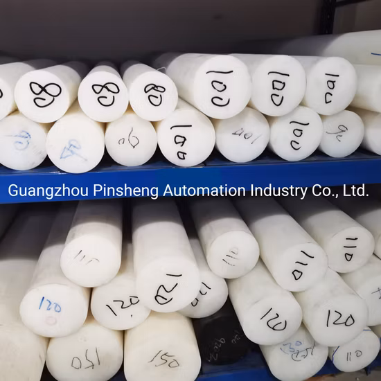 Direkt ab Werk extrudierter schwarzer/weißer PE-Kunststoffstab, 300 mm HDPE-Hartplastikstab mit großem Durchmesser